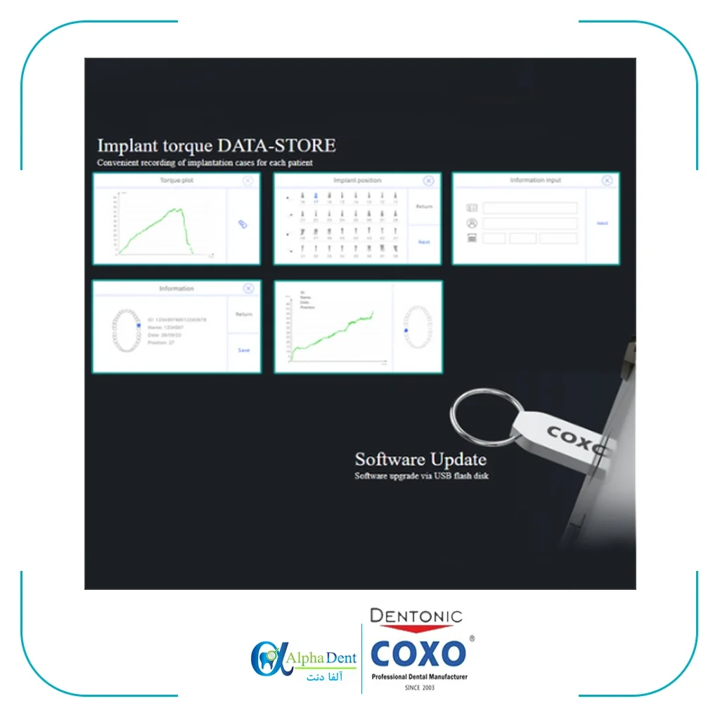 موتور ایمپلنت دو کاره کوکسو C Sailor Pro Plus COXO — تصویر ۴