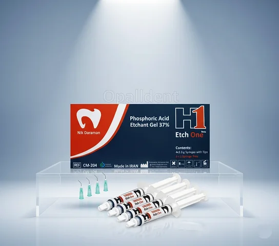 ژل اسید اچ37درصد، دارایBAC،چهار سرنگ3میلی لیتر نیک درمان