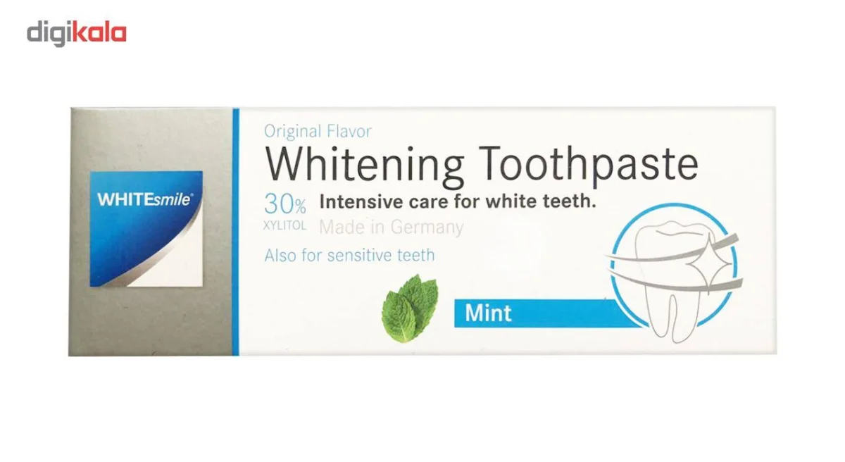 خمیر دندان سفید کننده وایت اسمایل مدل Whitening کد01 — تصویر ۲